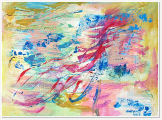 Vivien Lee. Yao-Noi-Series-7. Acrylic on canvas paper.