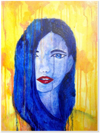 Felicia Chua. Me? Oil on canvas