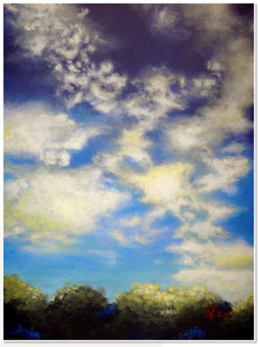 Alicia Png. Sky. Acrylic on canvas.