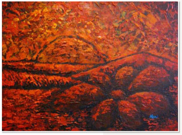 Alicia Png. Landscape. Acrylic on canvas.