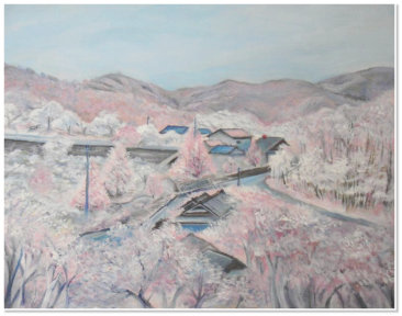 Cheryl Yeong. Winter. Acrylic on canvas