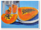 Ho Kuan Yu. Papaya. Acrylic on canvas.