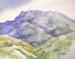 Mountains 153 2015 Watercolour on paper 29 x 23 cm