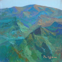 Mountains 012 2005 Acrylic on canvas 30 x 30 cm