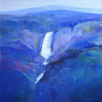 Waterfall 11 2011 Acrylic on canvas 92 x 92 cm